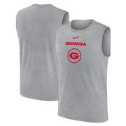 Georgia Nike Courtside Dri-Fit Practice Sleeveless Tee